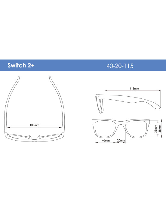 REAL SHADES. Παιδικά γυαλιά ηλίου Switch Toddler 2-4 ετών Light Blue/Purple