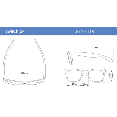 REAL SHADES. Παιδικά γυαλιά ηλίου Switch Toddler 2-4 ετών Yellow/Orange