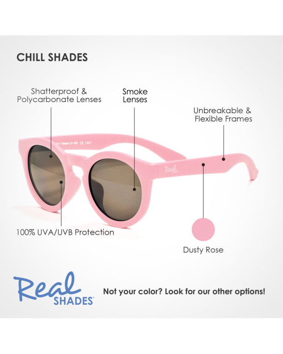 REAL SHADES. Παιδικά γυαλιά ηλίου Chill Kid 4-6 ετών Dusty Rose