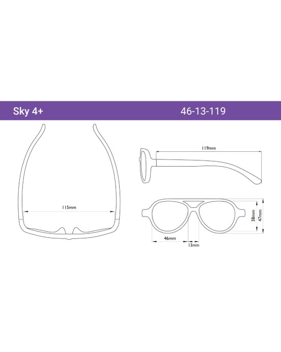 REAL SHADES. Παιδικά γυαλιά ηλίου Sky Kid 4-6 ετών White