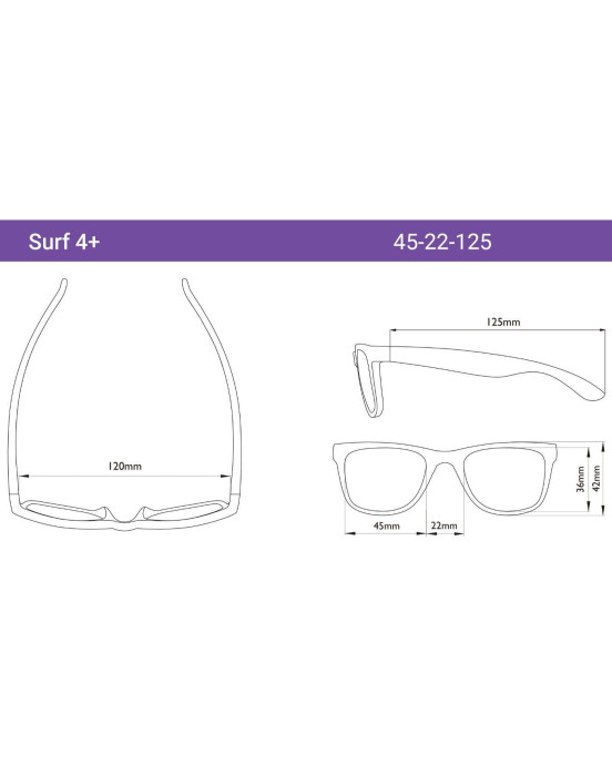 REAL SHADES. Παιδικά γυαλιά ηλίου Surf Kid 4-6 ετών Black