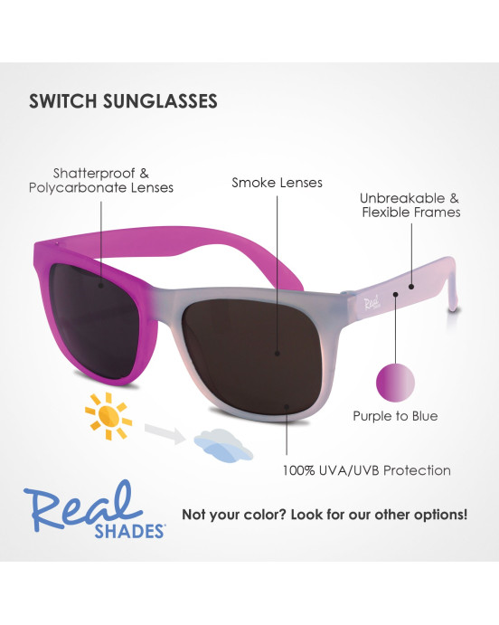 REAL SHADES. Παιδικά γυαλιά ηλίου Switch Kid 4-6 ετών Light Blue/Purple