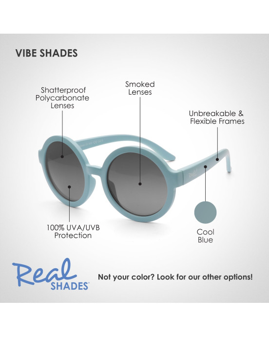REAL SHADES. Παιδικά γυαλιά ηλίου Vibe Kid 4-6 ετών Cool Blue