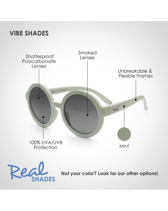 REAL SHADES. Παιδικά γυαλιά ηλίου Vibe Kid 4-6 ετών Mint