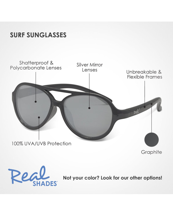 REAL SHADES. Παιδικά γυαλιά ηλίου Sky Youth 7+ ετών Graphite