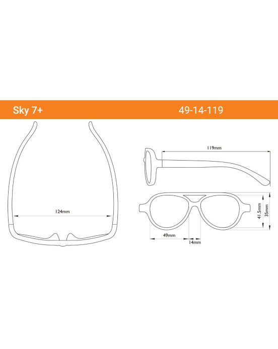 REAL SHADES. Παιδικά γυαλιά ηλίου Sky Youth 7+ ετών  White