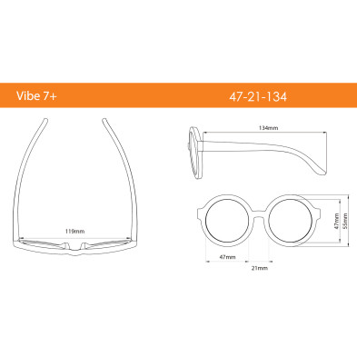 REAL SHADES. Παιδικά γυαλιά ηλίου Vibe Youth 7+ ετών Warm Grey