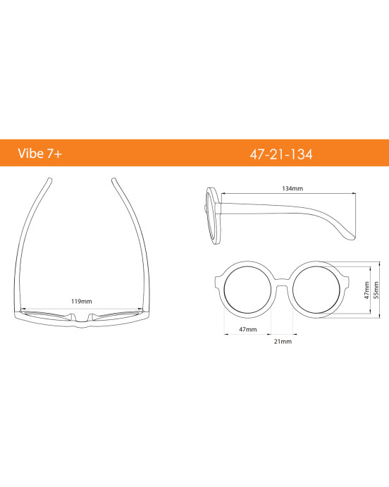 REAL SHADES. Παιδικά γυαλιά ηλίου Vibe Youth 7+ ετών Warm Grey