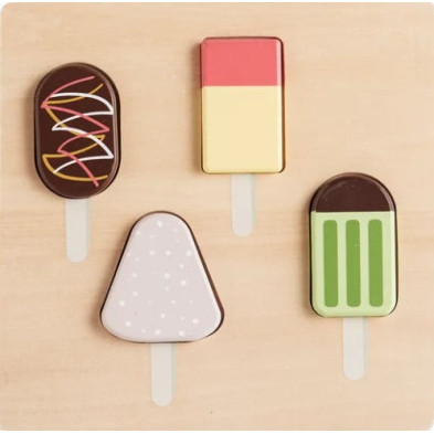 KIDS CONCEPT. Παζλ-σφηνώματα Παγωτά
