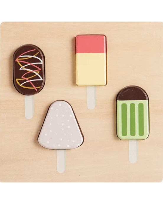 KIDS CONCEPT. Παζλ-σφηνώματα Παγωτά
