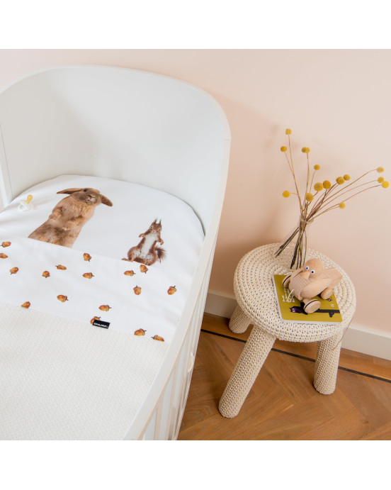 SNURK. Σεντόνι Furry Friends 120x150