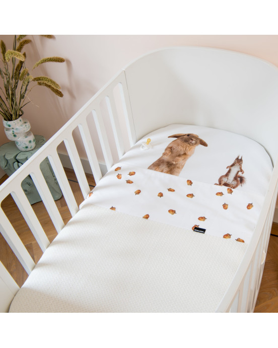 SNURK. Σεντόνι με λάστιχο Furry Friends 70Χ140