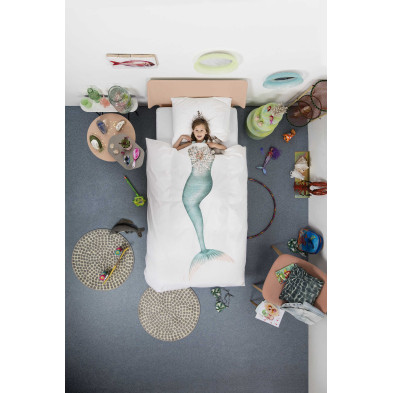 SNURK. Κλινοσκέπασμα Γοργόνα 140Χ200 - 50Χ70