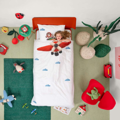 SNURK. Κλινοσκέπασμα Μαϊμουδάκι - πιλότος 160Χ220 - 50Χ70