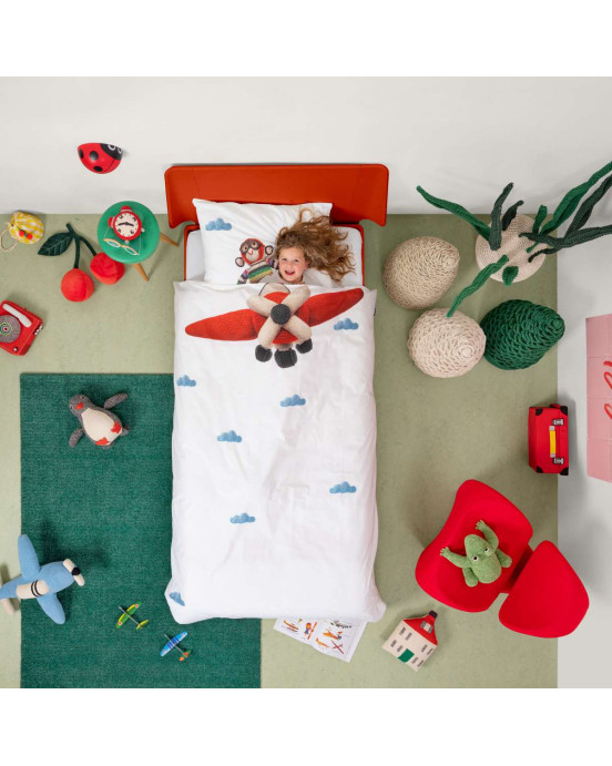 SNURK. Κλινοσκέπασμα Μαϊμουδάκι - πιλότος 160Χ220 - 50Χ70