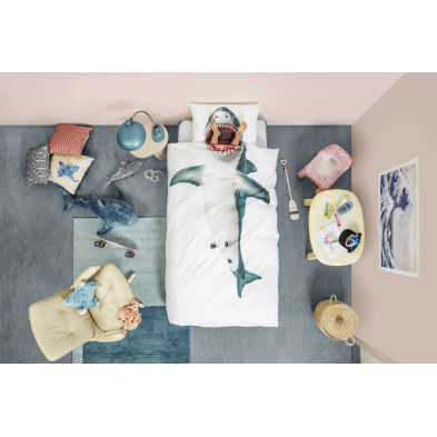 SNURK. Κλινοσκέπασμα Καρχαρίας 140Χ200 - 50Χ70