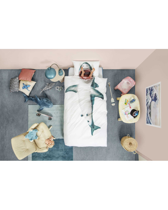 SNURK. Κλινοσκέπασμα Καρχαρίας 140Χ200 - 50Χ70