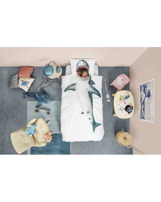 SNURK. Κλινοσκέπασμα Καρχαρίας 160Χ220 - 50Χ70