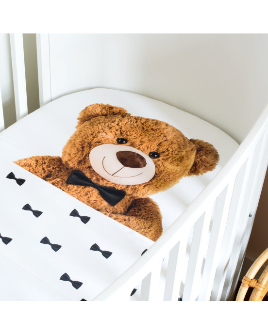 SNURK. Σεντόνι με λάστιχο Αρκουδάκι 70x140