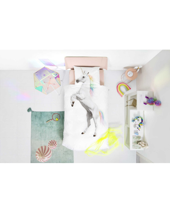 SNURK. Κλινοσκέπασμα Μονόκερος 140Χ200 - 50Χ70