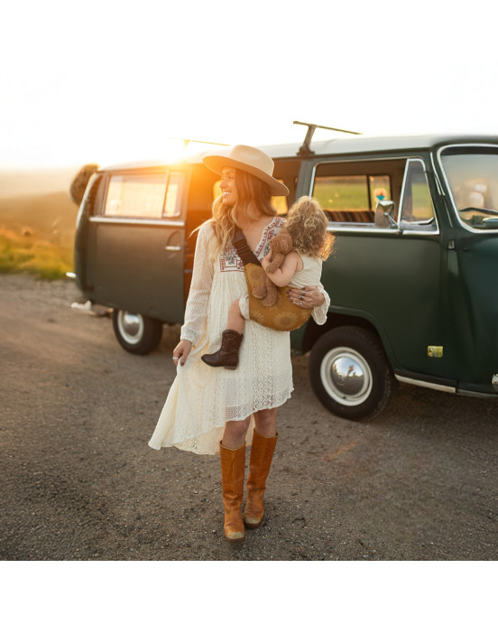 WILDRIDE. Μάρσιπος αγκαλιάς για νήπια Sunflower