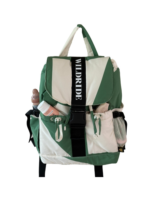 WILDRIDE. Οικολογικό σακίδιο πλάτης ενηλίκων Green Graphic