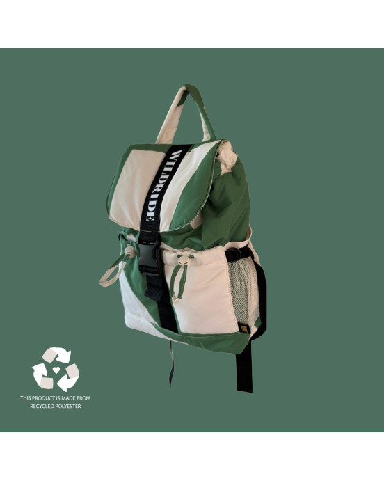 WILDRIDE. Οικολογικό σακίδιο πλάτης ενηλίκων Green Graphic