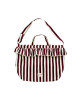 WILDRIDE. Τσάντα ώμου με βολάν Bordeaux Stripe