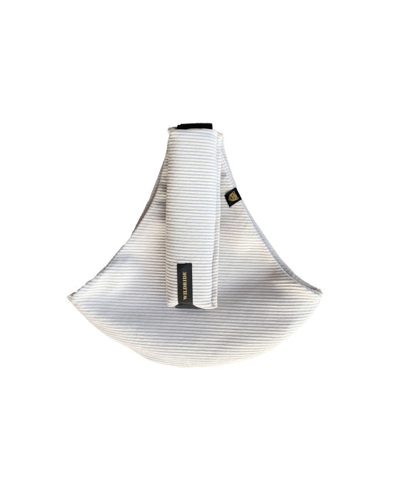 WILDRIDE. Μάρσιπος αγκαλιάς για νήπια κοτλέ Cream