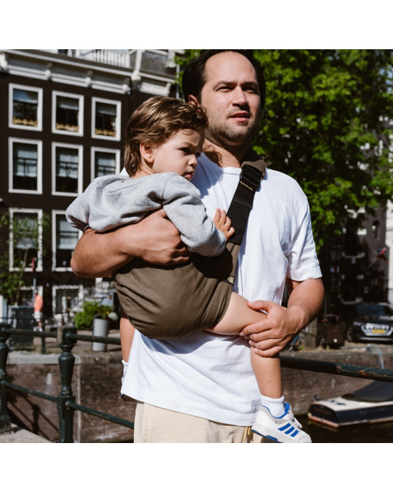 WILDRIDE. Μάρσιπος αγκαλιάς για νήπια Coffee