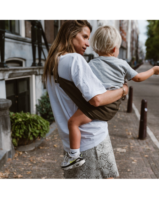 WILDRIDE. Μάρσιπος αγκαλιάς για νήπια Coffee