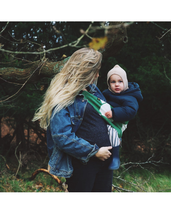 WILDRIDE. Μάρσιπος αγκαλιάς για νήπια Green Graphic