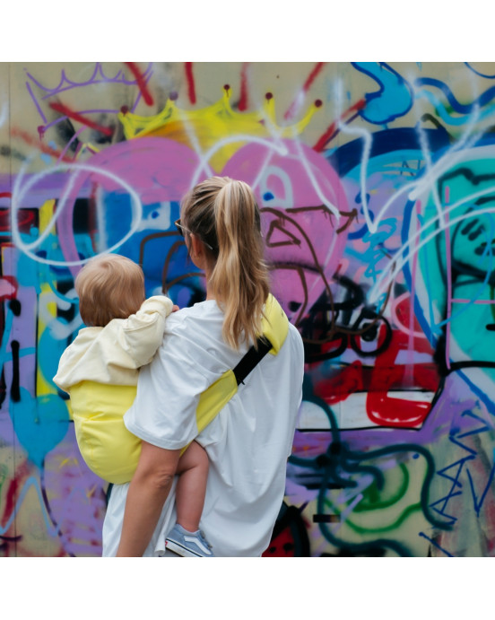 WILDRIDE. Μάρσιπος αγκαλιάς για νήπια Lemon