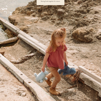 WWF CUB CLUB. ECO Υφασμάτινο δελφίνι Doris 25εκ. (γαλάζιο)