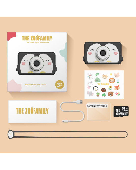 ZOO FAMILY. Ψηφιακή φωτογραφική μηχανή Zoo friends Πιγκουίνος
