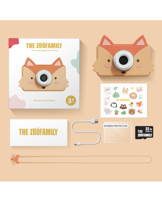 ZOO FAMILY. Ψηφιακή φωτογραφική μηχανή Zoo friends Αλεπού