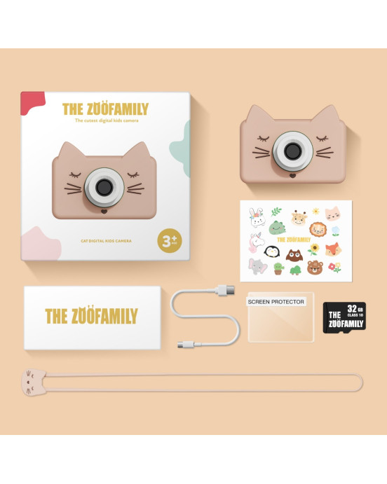 ZOO FAMILY. Ψηφιακή φωτογραφική μηχανή Zoo friends Γάτα