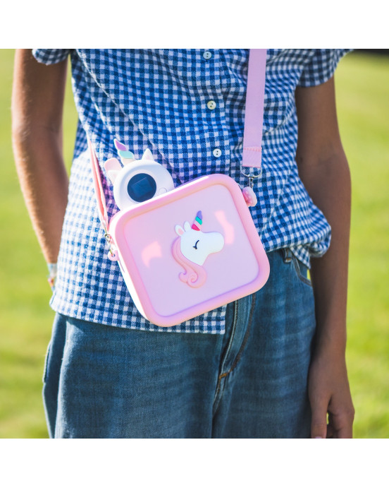 ZOO FAMILY. Τσαντάκι σιλικόνης Μονόκερος