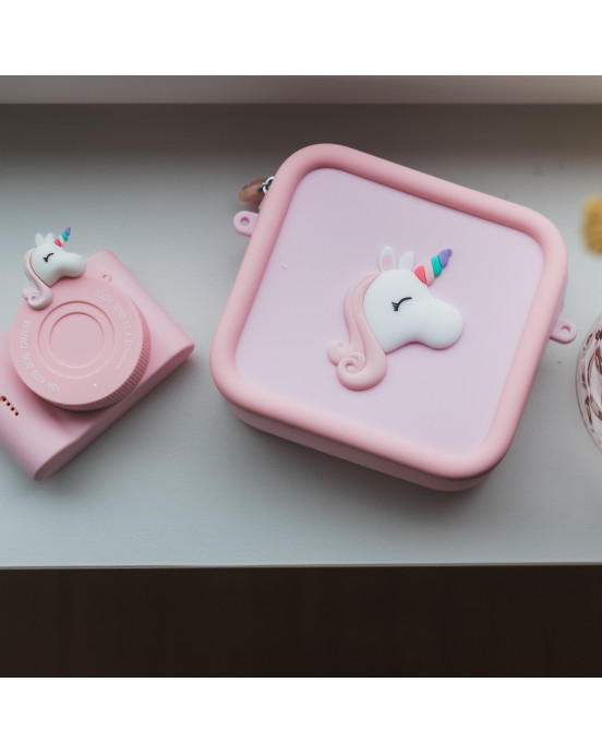 ZOO FAMILY. Τσαντάκι σιλικόνης Μονόκερος