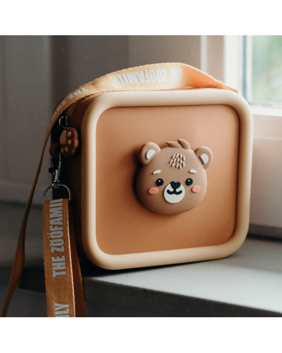 ZOO FAMILY. Τσαντάκι σιλικόνης Αρκουδάκι