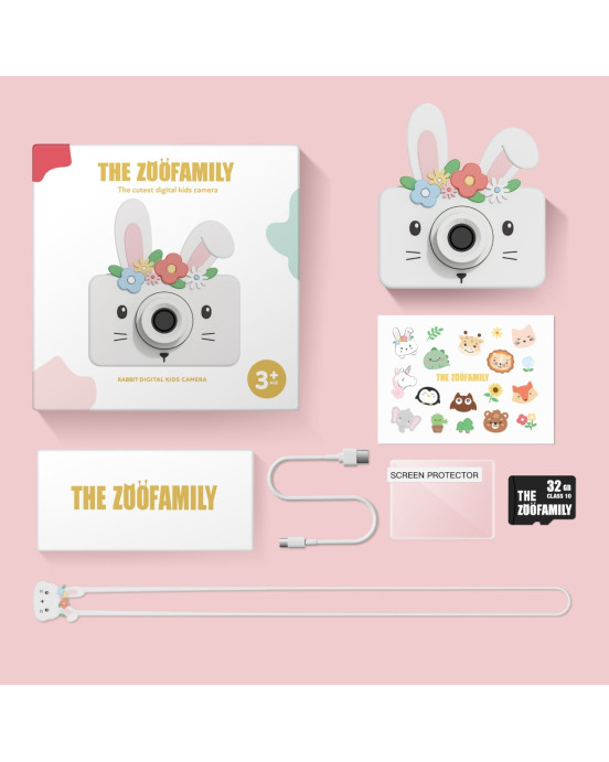 ZOO FAMILY. Ψηφιακή φωτογραφική μηχανή Zoo friends Κουνελάκι