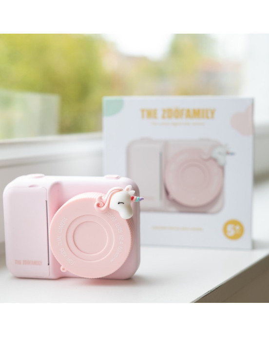 ZOO FAMILY. Φωτογραφική μηχανή με ενσωματωμένο εκτυπωτή Zoo print Μονόκερος
