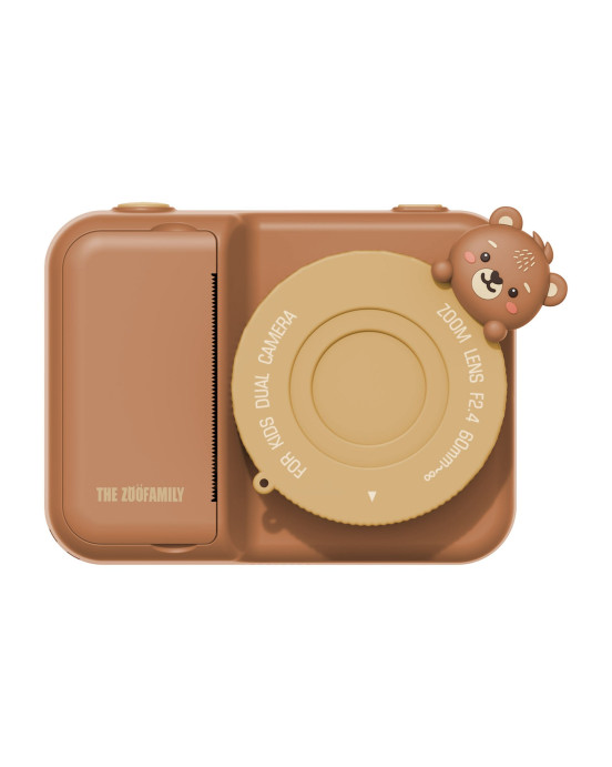 ZOO FAMILY. Φωτογραφική μηχανή με ενσωματωμένο εκτυπωτή Zoo print Αρκουδάκι