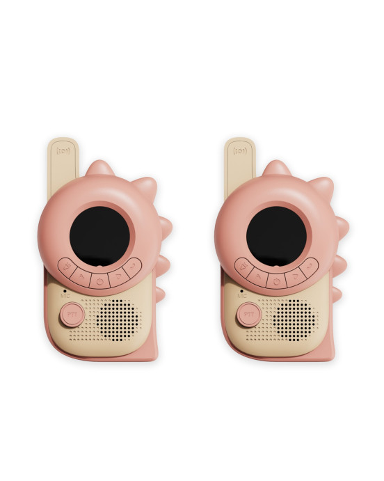 ZOO FAMILY. Σετ walkie talkie Zoo Δεινόσαυρος ροζ