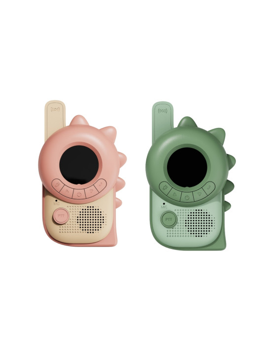 ZOO FAMILY. Σετ walkie talkie Zoo Δεινόσαυρος ροζ-πράσινο