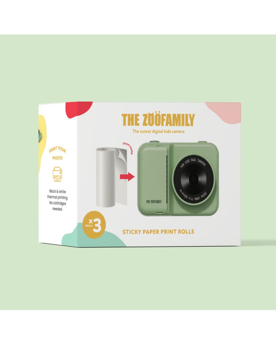 ZOO FAMILY. Αυτοκόλλητο Χαρτί Ρολό (σετ 3 ρολά)