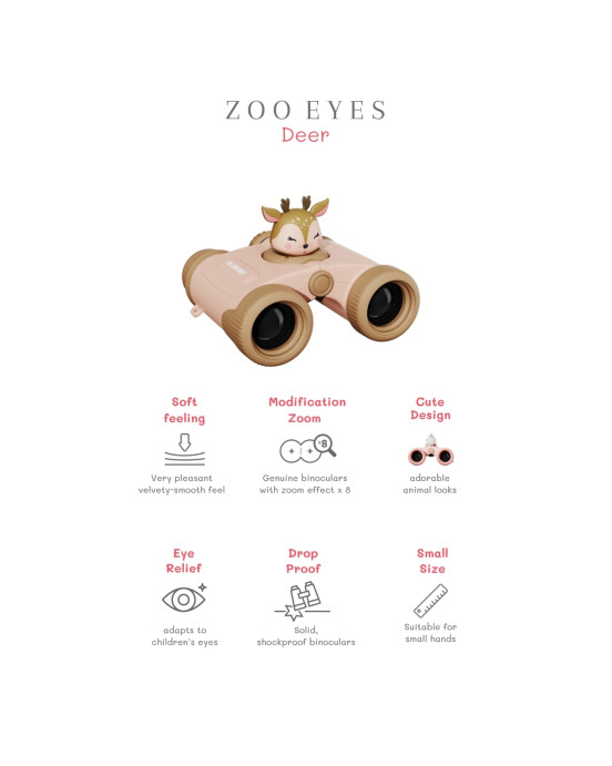 ZOO FAMILY. Κιάλια Zoo eyes Ελαφάκι